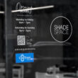 ShadeSpace caseTrust Decal Curtains and blinds Store Front