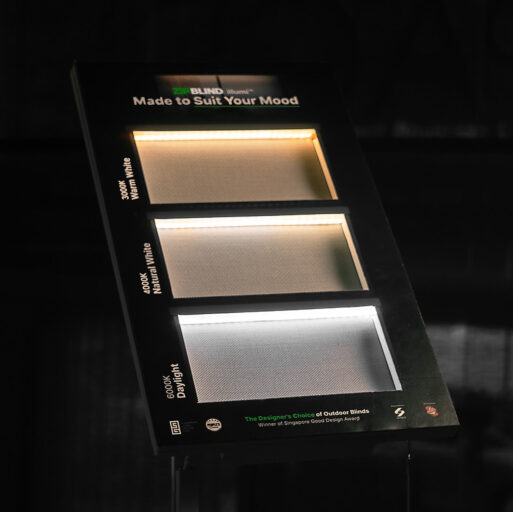 ZipBlind customisable illumi LED lights 3000k 4000k 6000k