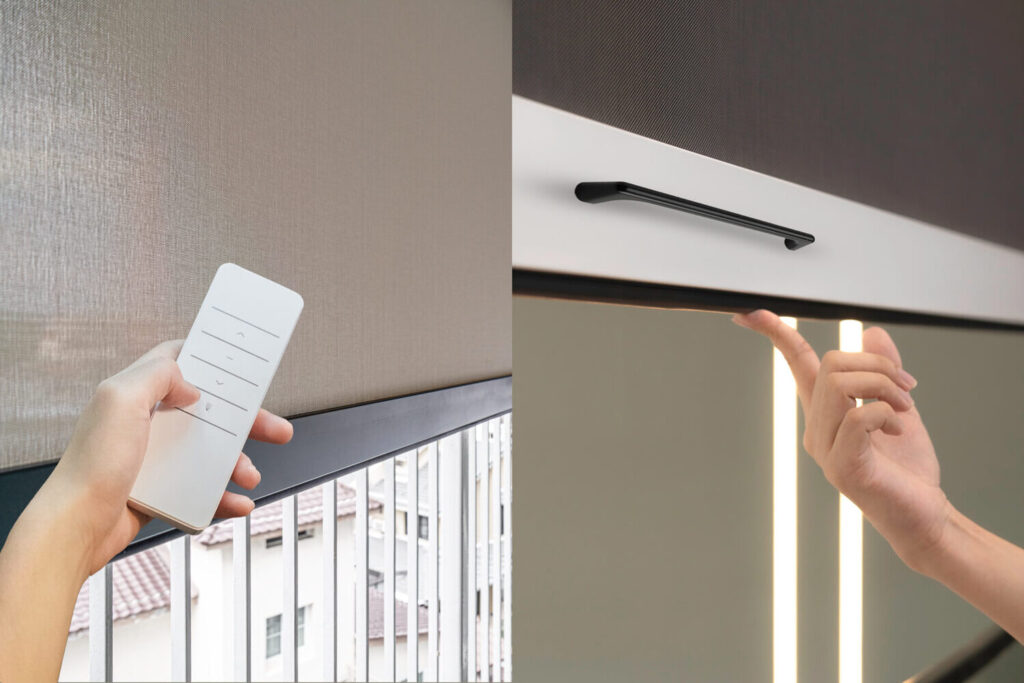 Remote controlled and hand manual movements make the ZipBlind X a class of its own in the world of Ziptrack blinds